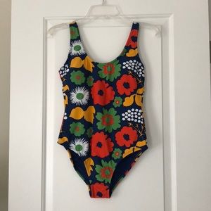 Marimekko one-piece bathing suit and coverup (NWT)